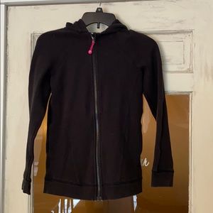 Girl black Ivivva zip hoodie 10